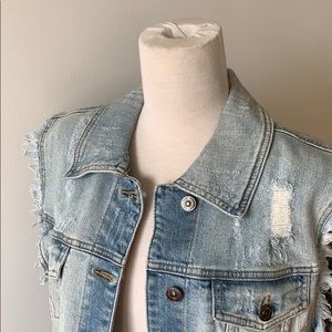 Jean Vest by Just USA - like new